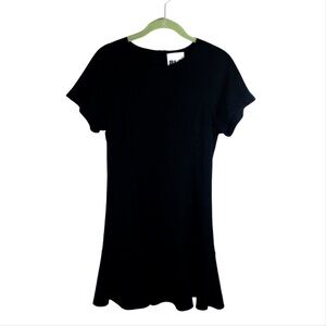 BLQ Revolve Short Sleeved Flounce Hem Dress